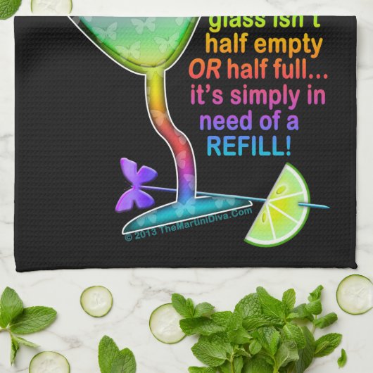 TÜCHER - GLAS HALB VOLL (Gefaltet)