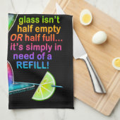 TÜCHER - GLAS HALB VOLL (Viertel Falte)