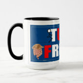 Tuck Frump 2-Tone-Tasse gegen Trump Tasse (Links)
