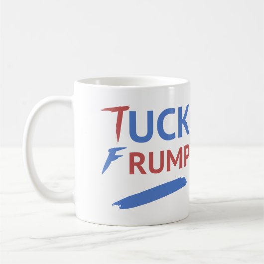 Tuck Frump Anti-Trump Kaffeetasse (Links)