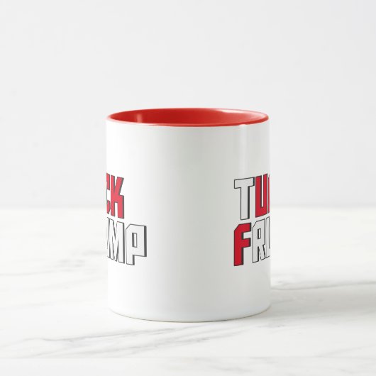Tuck Frump Funny Anti Donald Trump Wordplay Tasse (Zentrum)