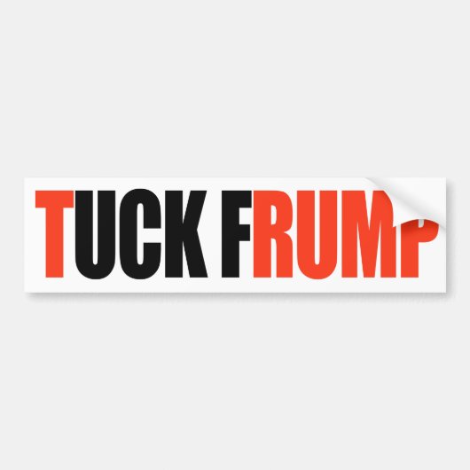 TUCK FRUMP -.png Autoaufkleber (Vorne)