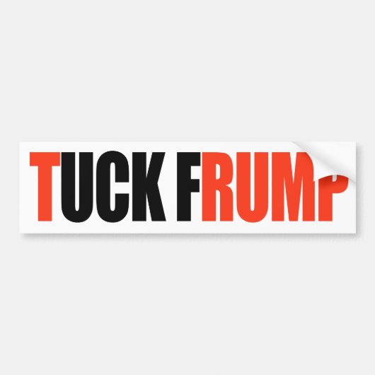 TUCK FRUMP -.png Autoaufkleber (Vorne)