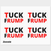 Tuck Frump Rechteckiger Aufkleber (Blatt)