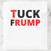 Tuck Frump Rechteckiger Aufkleber (Tasche)