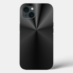 Tuck und Roll: Blalck-Brushed-Metall Case-Mate iPhone Hülle