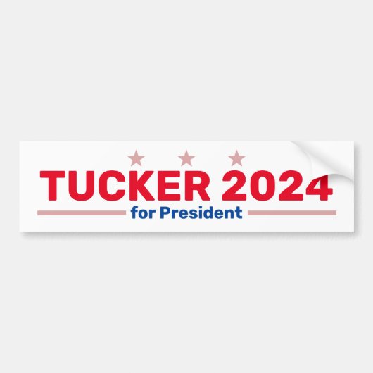 Tucker 2024 Autoaufkleber (Vorne)