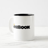 Tucker Chinn- myFarcebook.com Schönheitschirurg Zweifarbige Tasse (Vorderseite Links)