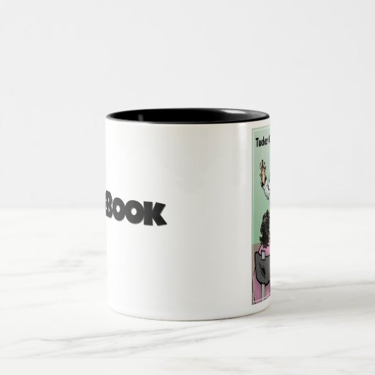 Tucker Chinn- myFarcebook.com Schönheitschirurg Zweifarbige Tasse (Mittel)