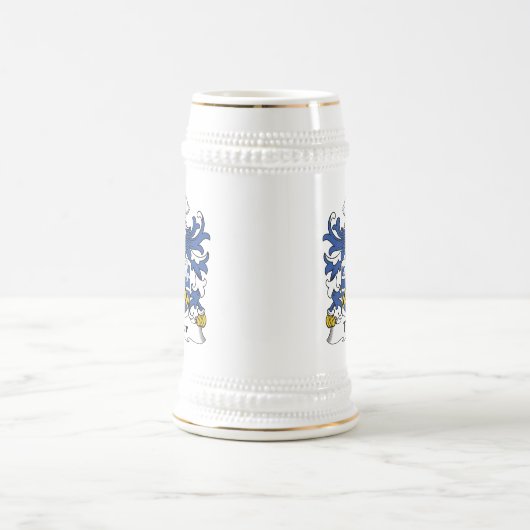 Tucker Familienwappen Bierglas (Mittel)