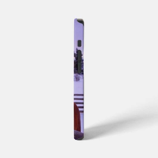 Tucker im Snow iPhone 12 Mini-Fall Hülle (Linke Seite)