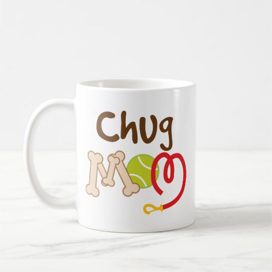 Tuckern-Hundezucht-Mama-Geschenk Kaffeetasse (Links)