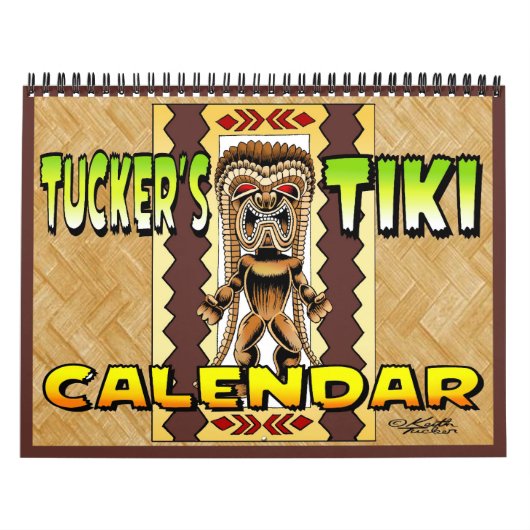 Tuckers Tiki-Kalender Kalender (Titelbild)