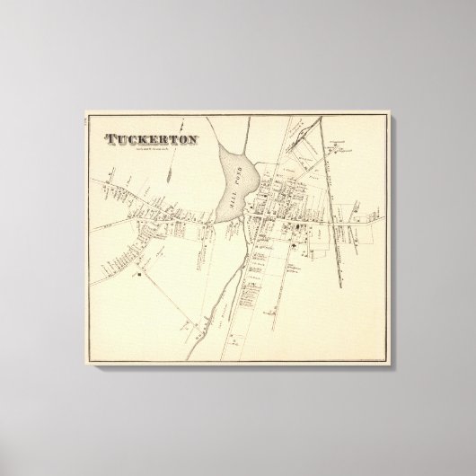 Tuckerton, New Jersey Leinwanddruck (Vorderseite)