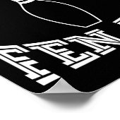 Tucking Fen Button Funny Bowling Shirt League Zehn Poster (Ecke)