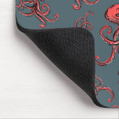Tückisches Oktopus-Muster Mousepad (Ecke)
