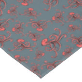 Tückisches Oktopus-Muster Tischdecke (Schrägansicht)