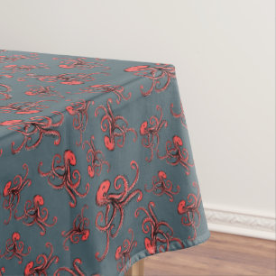 Tückisches Oktopus-Muster Tischdecke