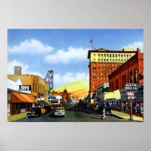 Tucson Arizona an der Congress Street Poster