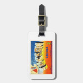 Tucson Arizona AZ Alte Jahrgangsreise Souvenir Gepäckanhänger (Vorderseite vertikal)