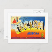 Tucson Arizona AZ Alte Jahrgangsreise Souvenir Postkarte (Vorne/Hinten)