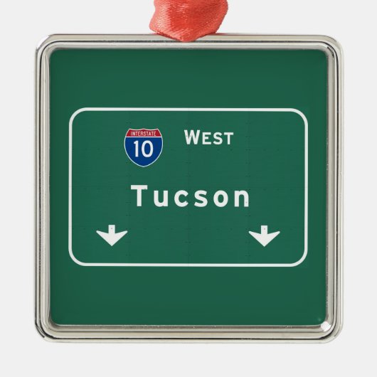 Tucson Arizona az Autobahn-Autobahn: Silbernes Ornament (Vorne)