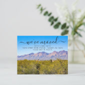Tucson Arizona Bewegende Ankündigung Postkarte (Stehend Vorderseite)
