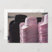 Tucson, Arizona. Cowboy-Hüte für Männer und Frauen Postkarte (Vorne/Hinten)