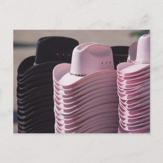 Tucson, Arizona. Cowboy-Hüte für Männer und Frauen Postkarte (Vorderseite)