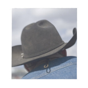 Tucson, Arizona. Cowboyhüte in Gebrauch auf der Notizblock