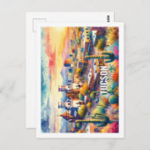 Tucson Arizona Der berühmte Wasserpark Postkarte (Vorne/Hinten)