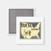 Tucson Arizona Ein Plakat für Kletterhexen: Magnet (Vorderseite/Rückseite)