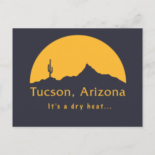 Tucson, Arizona - Es ist eine trockene Hitze.. Postkarte