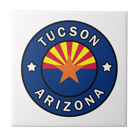 Tucson Arizona Fliese (Vorderseite)