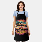 Tucson Arizona Graffiti Mural Street Art Design Schürze (Getragen)