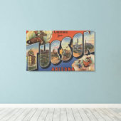 Tucson, Arizona - Große Buchstabenszenen 2 Leinwanddruck (Insitu (Holzboden))