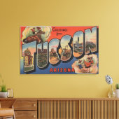 Tucson, Arizona - Große Buchstabenszenen Leinwanddruck (Insitu (Wohnzimmer))