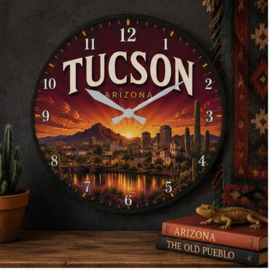 Tucson Arizona Große Wanduhr