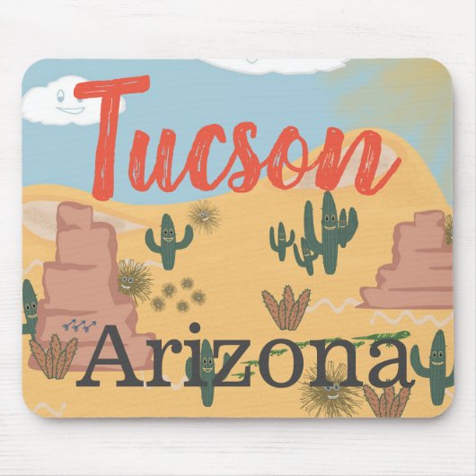 Tucson Arizona Kactus-Mauspad Mousepad (Vorne)