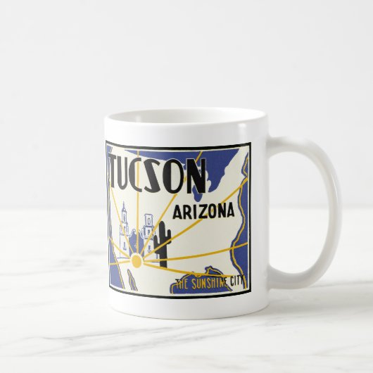 Tucson Arizona Kaffeetasse (Rechts)