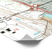 Tucson Arizona Karte (1992) Poster (Ecke)