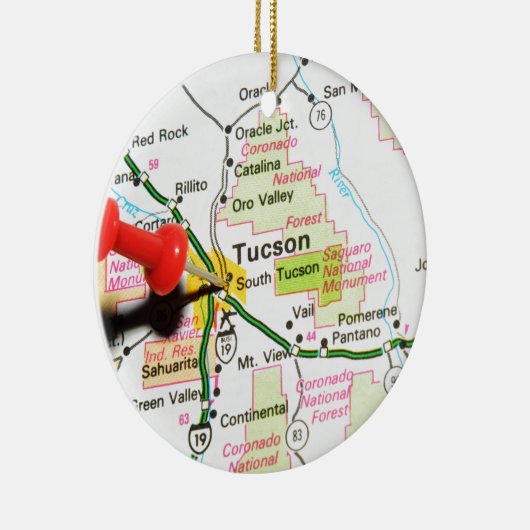 Tucson, Arizona Keramik Ornament (Rechts)