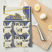 Tucson Arizona Küchentuch (Viertel Falte)