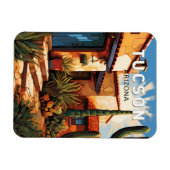 Tucson Arizona Kunstvoll wandern Vintag Magnet (Horizontal)