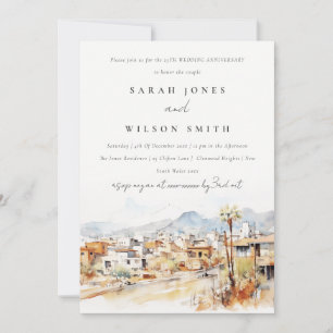 Tucson Arizona Landschaft Hochzeit Jubiläum Einladung