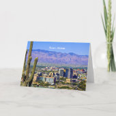 Tucson, Arizona landschaftliche Aussicht Karte (Vorderseite)