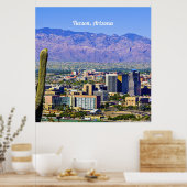Tucson, Arizona landschaftliche Aussicht, Poster (Küche)