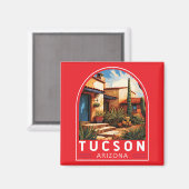 Tucson Arizona Magnet (Vorderseite/Rückseite)