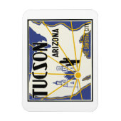 Tucson Arizona Magnet (Vertikal)