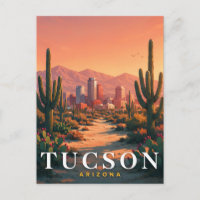 Tucson Arizona malerische Wüsten-Skyline-Kunst